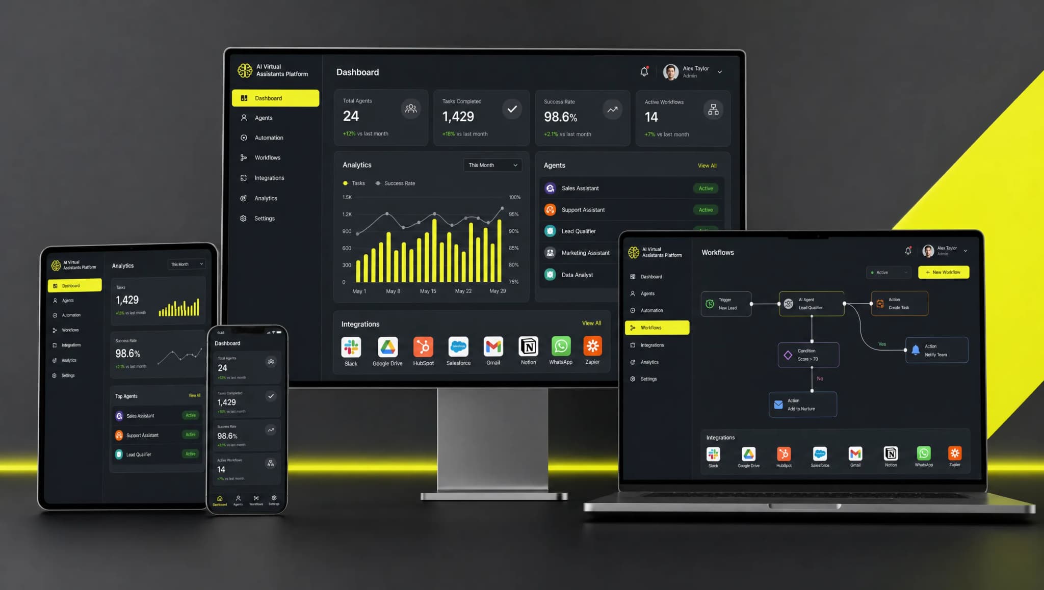 AI Virtual Assistants Platform – Projektreferenz von GoldenWing