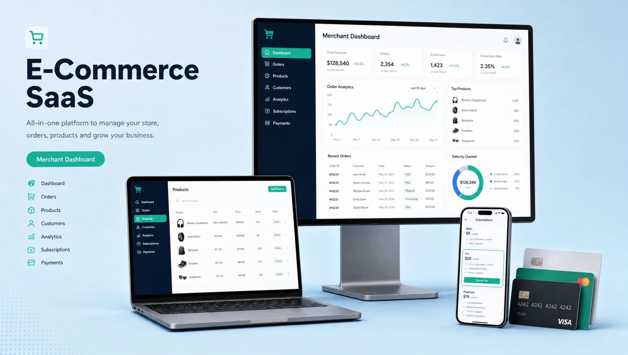 E-Commerce SaaS Plattform – Projektreferenz von GoldenWing