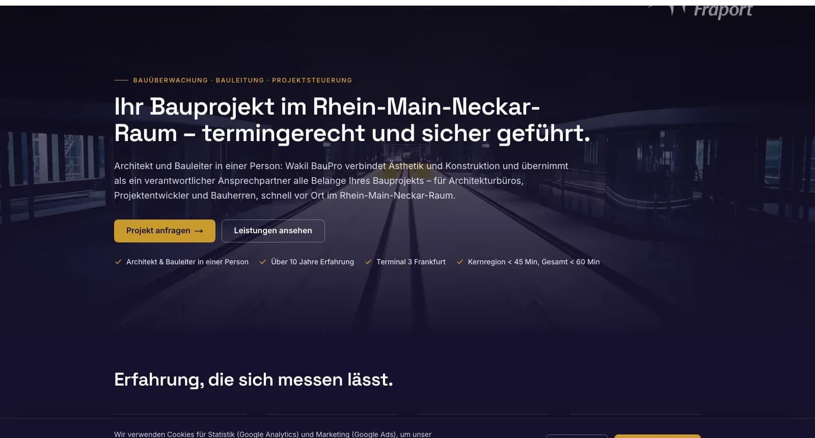Wakil BauPro GmbH – neue Website von GoldenWing